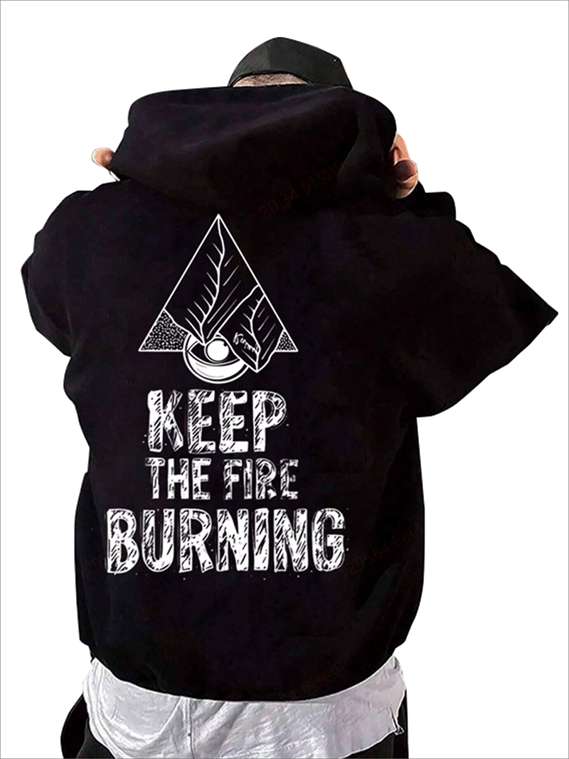 Fashion printed hoodie#08